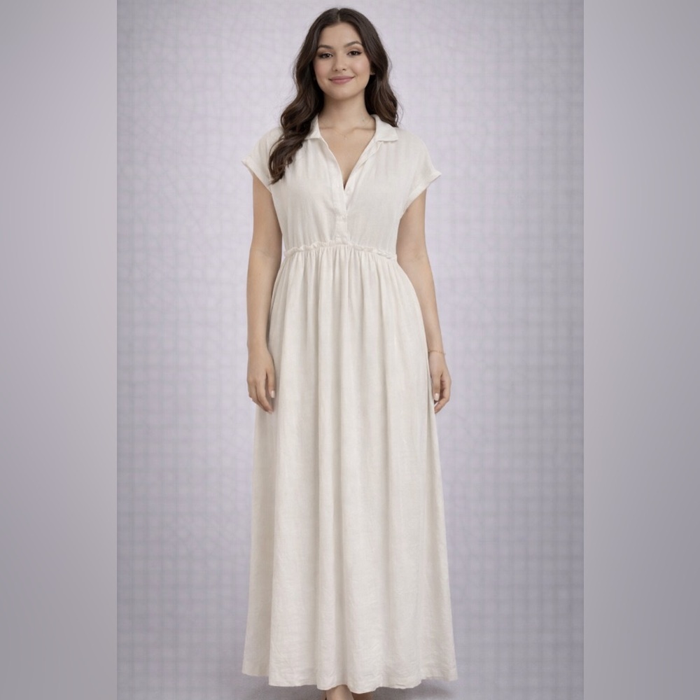 Free People Ivory Maxi Dress - Picture 2 of 6